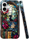 DAIZAG Case Compatible with iPhone 17,Glossy Durable Shock Protection Cover for Girl Women,Dinosaur