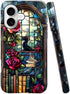 DAIZAG Case Compatible with iPhone 17,Glossy Durable Shock Protection Cover for Girl Women,Dinosaur