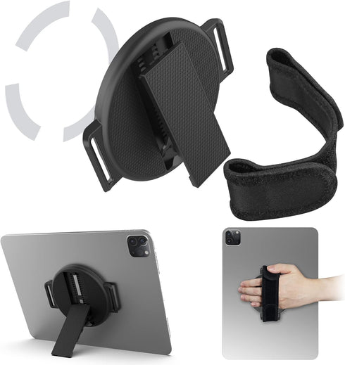 VGGNUU Tablet Stand with Hand Strap - Universal Tablet Hand Strap Holder &