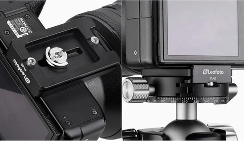 Leofoto PL-62 62mm Lens and Camera Plate fits Some DSLR and 70-200/2.8 or 400/5.6