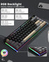 Typehaven VK68 65% 68 Gaming Keyboard, Wired Backlit Mini Keyboard, Ultra-Compact Anti-Ghosting No-Conflict Keys Gaming