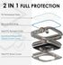 Ultra Look - Fullife 2 in 1 Waterproof Case for Apple Watch Series 6 44mm with Front & Back Protective Bumper Cover