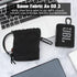Desing Wish Speaker Carrying Case for JBL GO3/GO2, Waterproof Ultra Portable Bluetooth Speaker Protector Bag (Black)