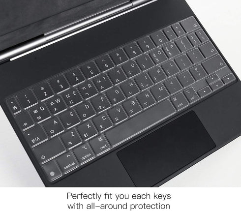 CaseBuy Ultra Thin Keyboard Cover - for Apple iPad Air 11-inch (M2 2024) & iPad Air 5th 4th Gen & 2022 M2 iPad Pro 11
