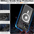 iPhone 15 Pro Max Waterproof Case Compatible with MagSafe, Metal Heavy Duty IP68 Underwater Built-in Screen Protector,