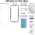 amFilm Tempered Glass Screen Protector for iPhone 11 Pro, XS/X - 3 Pack with Easy Installation Tray