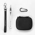 Geekria Shield Earbuds Case for JBL Tour Pro 3, Tune 120TWS, Wave Buds, Hard Shell Travel Bag with Carabiner Clip, Dark