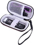LTGEM Case Compatible with Digital Voice Recorder Voice Activated Recorder(Inside: 4.1"x2.1"x0.7"), Black+Grey