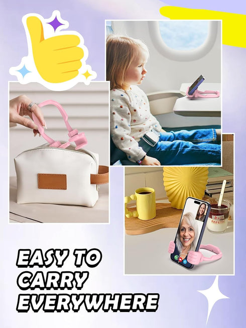 Stocking Stuffers for Teens and Adults: Thumbs Up Lazy Phone Stand Holder Gadgets for Christmas Gifts