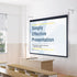 WALI Universal Projector Screen Ceiling Mount, Wall Hanging L-Brackets, 12 Inch Adjustable Extension, White