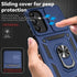 SunStory Samsung Galaxy A15 5G Case with HD Screen Protector, Kickstand & Slide Camera Cover (New Blue)