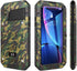 Beasyjoy Metal Case for iPhone XR - Heavy Duty Full Body Protective Waterproof Shockproof Camo