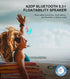 comiso Shower Bluetooth Speaker, Waterproof IPX7, Floating Portable Speaker with LED Light, Loud HD Sound for Travel