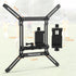 Black Aluminum Fence Mount for Action Camera, Compatible with GoPro, Phones, Digital Camera, Ideal for Recording Games
