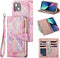 UEEBAI Wallet Case for iPhone 13 6.1 inch, Premium Vintage PU Leather Magnetic