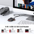 UGREEN 3.0 5Gbps 4 MMC, SD Card Reader USB Card Hub Adapter Read Cards Simultaneously CF, CFI, TF, SDXC, SDHC, SD