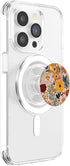 Cute Fall Floral Flower PopSockets PopGrip for MagSafe, Mixed Colorful Blossoms