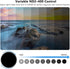ARTCISE ND2-400 (82mm) Variable ND Filter HD Optical Glass, Anti-Glare, Ultra-Thin Frame, Precision Threads, Adjustable