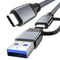 UseBean USB C Cable 240W 6.6FT, USB 3.2 Gen2 Cable for iPhone 15 Pro Max, iPad Pro/Air, MacBook, Galaxy S23