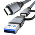 UseBean USB C Cable 240W 6.6FT, USB 3.2 Gen2 Cable for iPhone 15 Pro Max, iPad Pro/Air, MacBook, Galaxy S23