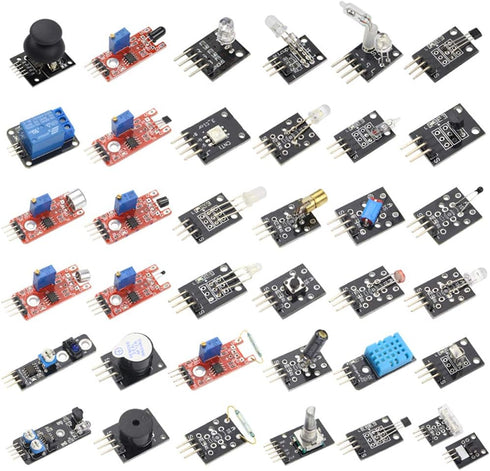 HiLetgo 37 Sensor Assortment Kit for Arduino & Raspberry Pi - 37 in