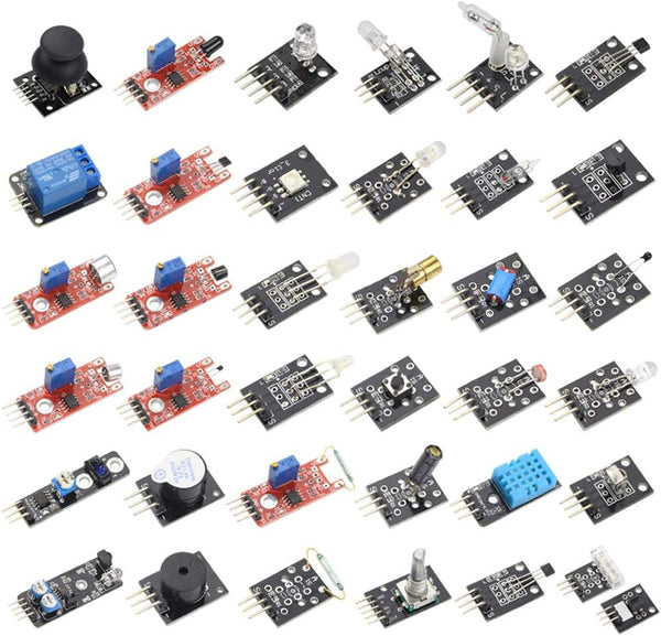 HiLetgo 37 Sensor Assortment Kit for Arduino & Raspberry Pi - 37 in