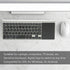 Zyyini 2 in 1 Portable Keyboard with Touchpad, Numeric Keypad, QWERTY Layout for Notebooks and Computers