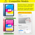 UUcovers (A16) 11th 11 Inch (2025) 10th 10.9 Inch (2022), Case for iPad Generation & iPad Generation Case Business PU