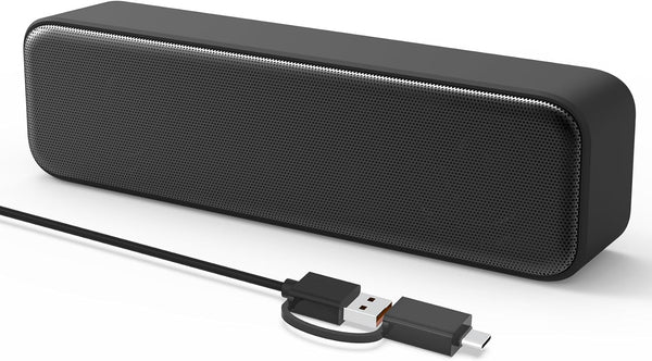 YOFANQI Computer Speakers for Desktop PC, External Speakers for Laptop, Mini Computer Soundbar