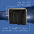 10 Pack AA/AAA/CR123A Black Battery Holder Storage Cases