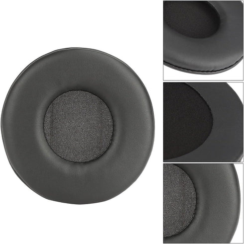 Professional Overhead Foldable Headphones Round Ear Pad Earpad (90mm) - Enhance Comfort & Sound Quality.