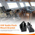 Flush Mount Kit MMB-84, VHF Radios Fixed Mount Flush Mount Brackets Fit for Standard Horizon and Most Standard Fixed Mount VHF Radios