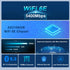 OKN WiFi 6E AX5400 PCIe WiFi Card for Desktop PC (Intel AX210) Bluetooth 5.3, WPA3, 802.11AXE Tri Band Wireless Adapter with MU-MIMO, OFDMA, Ultra-Low Latency, Supports Windows 11, 10 (64bit)