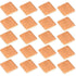 Easycargo 20pcs Heatsink Copper Pad Shims 15mmx15mm for Cooling Laptop GPU, CPU, IC Chips, VGA RAM
