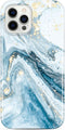JIAXIUFEN Gold Sparkle Glitter Case for iPhone 12 and 12 Pro, Slim Shockproof TPU Soft Rubber Cover (6.1 inch, Blue)