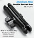 Double Socket Arm 5.9" Aluminum Alloy Long Arm Compatible with RAM Mount B Size 1" Ball Components