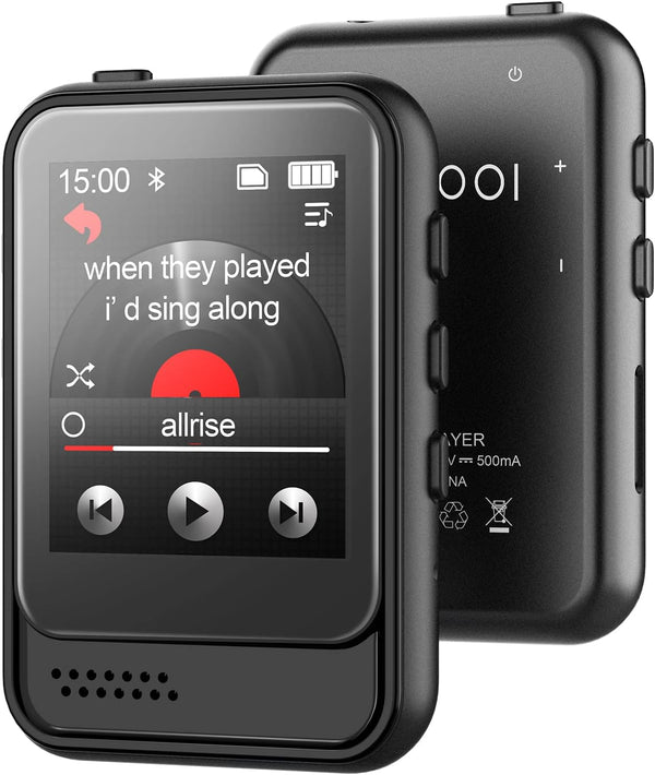 Colorcool MP3 Player with Bluetooth 5.3,Portable Music Player with Speaker and Micro SD