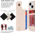 iCoverCase Wallet Phone Case for iPhone 13 Mini with Card Holder, RFID Blocking PU Leather Protective Case