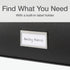 Oxford Keepsake Box, Large Protective Storage Organizer for Home and Office, Photo and Souvenir Storage Box (16" x 12"