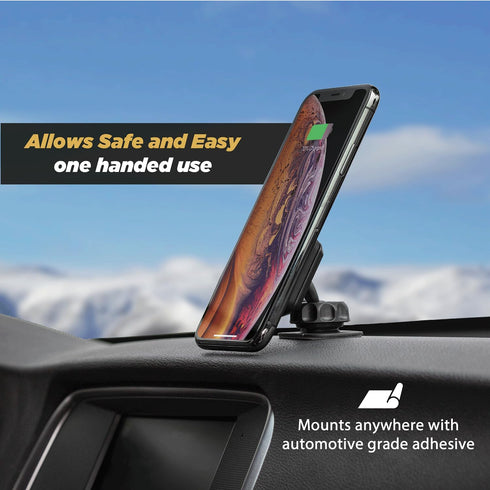 Scosche MAGDV-XTSP1 MagicMount Magnetic Dashboard Phone Mount and Vent Mount for Car, Universal Cell Phone Holder