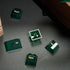 Transparent Green Keycaps, Backlit Clear Crystal Keycap, 156 Keys PBT Cherry Profile Custom Keyboard Keycap Set for 60%
