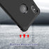 IDweel iPhone Xs Max Case with Tempered Glass Screen Protector - 3 in 1 Heavy Duty Protection Hard PC Cover, Black