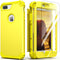 IDweel Yellow iPhone 8 Plus & 7 Plus Case, 3-in-1 Shockproof Hybrid with Screen Protector, Hard PC & Soft Silicone