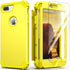 IDweel Yellow iPhone 8 Plus & 7 Plus Case, 3-in-1 Shockproof Hybrid with Screen Protector, Hard PC & Soft Silicone