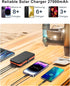 CONXWAN Solar Charger Power Bank, 27000mAh USB C Solar Phone Charger with 3 USB Outputs