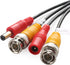 Postta BNC Video Power Cable (4 Pack, 150 Feet) for CCTV DVR Surveillance System with Eight Connectors