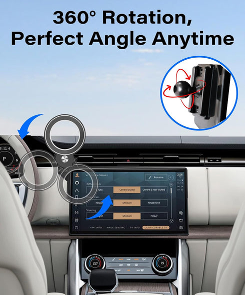 AbeeyGeomarn 2023 2024 2025 13.1 Inch 360 Car Phone Holder for Land Rover Range Rover/Range Rover Sport Accessories