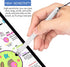 Stylus Pen, Universal Capacitive Touch Screen Stylus Pen with Spring Rope Fixing Base, Stylus Touch Pen for Mobile Phone/Tablet/etc
