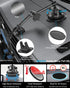Metal Tablet Mount for Truck, Heavy Duty Super Suction Cup Dashboard Windshield Mount for 4.7-13" Tablets