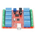 USB Relay Module: 12V 8-Channel USB Controller Switch Relay Module for Intelligent Electrical Control